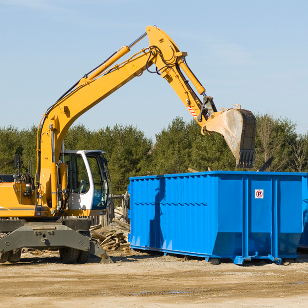 can i choose the location where the residential dumpster will be placed in Whitney Texas